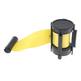 Max Stanchion Queue Barrier Crowd Control Retractable Yellow