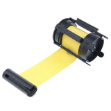 Max Stanchion Queue Barrier Crowd Control Retractable Yellow