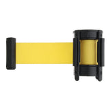 Max Stanchion Queue Barrier Crowd Control Retractable Yellow
