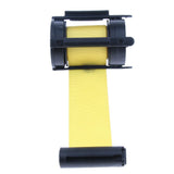 Max Stanchion Queue Barrier Crowd Control Retractable Yellow