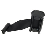 Maxbell Stanchion Queue Barrier Crowd Control Retractable Black