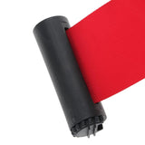 Maxbell 5m Retractable Stanchion Belt Crowd Queue Control Barrier Mounted Accessory Red