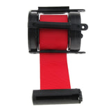 Maxbell 5m Retractable Stanchion Belt Crowd Queue Control Barrier Mounted Accessory Red