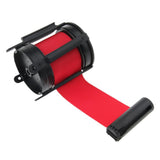 Maxbell 5m Retractable Stanchion Belt Crowd Queue Control Barrier Mounted Accessory Red