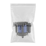 Maxbell 5m Retractable Stanchion Belt Crowd Queue Control Barrier Mounted Accessory Blue