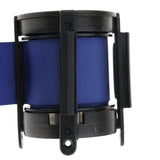 Maxbell 5m Retractable Stanchion Belt Crowd Queue Control Barrier Mounted Accessory Blue