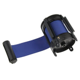 Maxbell 5m Retractable Stanchion Belt Crowd Queue Control Barrier Mounted Accessory Blue