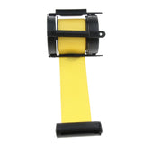 Maxbell 5m Retractable Stanchion Belt Crowd Queue Control Barrier Mounted Accessory Yellow
