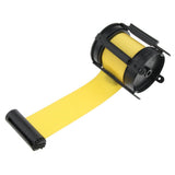 Maxbell 5m Retractable Stanchion Belt Crowd Queue Control Barrier Mounted Accessory Yellow