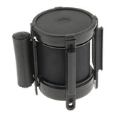 Maxbell 5m Retractable Stanchion Belt Crowd Queue Control Barrier Mounted Accessory Black