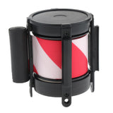 Maxbell 5m Retractable Stanchion Belt Crowd Queue Control Barrier Mounted Accessory Red and White