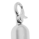 Maxbell Rope Barrier End Stopper Cord End Caps with Hook 2.5cm Silver/Gold  Silver