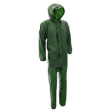 Max Maxb Adults Waterproof Rain Suit Jacket & Trousers Set Unisex Rain Coat Button Style