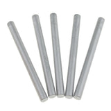Max Maxb 5Pcs Round Sealing Wax Stick Seal Stamp Glue for Wedding Party Tools Silver