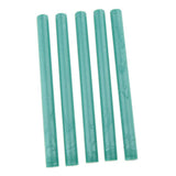 Max Maxb 5Pcs Round Sealing Wax Stick Seal Stamp Glue for Wedding Party Tools Cyan