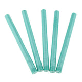 Max Maxb 5Pcs Round Sealing Wax Stick Seal Stamp Glue for Wedding Party Tools Cyan