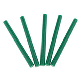 Max Maxb 5Pcs Round Sealing Wax Stick Seal Stamp Glue for Wedding Party Tools Green