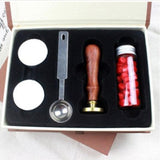 Maxbell Vintage Classic Wedding Empty Paper Gift Box for Wax Seal Stamp Kit Set B