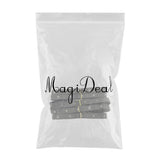 Maxbell 5 Roll 2500 Pieces Woven Clothing Label Size Tag, Washable, S M L XL XXL