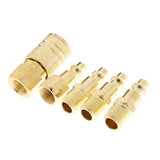 Maxbell Heavy Duty Quick Coupler Set Air Hose Connector Fittings 1/4" NPT Tools Plug