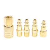 Maxbell Heavy Duty Quick Coupler Set Air Hose Connector Fittings 1/4" NPT Tools Plug