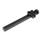 Maxbell 10cm Height Ruler Extension Rod Dial Test Indicator Holder with 8mm Clamp
