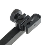 Maxbell 10cm Height Ruler Extension Rod Dial Test Indicator Holder with 8mm Clamp