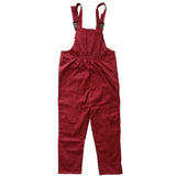 Maxbell Unisex Workwear Coverall Work Bib Overall Uniform Pants Tousers XXL Red
