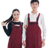 Maxbell Unisex Workwear Coverall Work Bib Overall Uniform Pants Tousers XXL Red