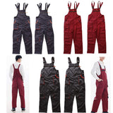 Maxbell Unisex Workwear Coverall Work Bib Overall Uniform Pants Tousers XXL Red