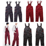 Maxbell Unisex Workwear Coverall Work Bib Overall Uniform Pants Tousers XXL Red