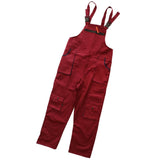 Maxbell Unisex Workwear Coverall Work Bib Overall Uniform Pants Tousers XXL Red