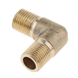 Maxbell Brass Male Elbow Adapter Connector 1/2'' 1/4'' 1/8'' 3/8'' Thread Fittings A