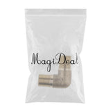 Maxbell Brass Male Elbow Adapter Connector 1/2'' 1/4'' 1/8'' 3/8'' Thread Fittings A
