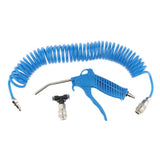 Max Pneumatic Air Blow Dust Air Hose Gun Kit with Joint and Nozzle 4×6 mm Blue