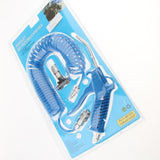 Max Pneumatic Air Blow Dust Air Hose Gun Kit with Joint and Nozzle 4×6 mm Blue