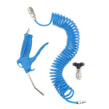 Max Pneumatic Air Blow Dust Air Hose Gun Kit with Joint and Nozzle 4×6 mm Blue