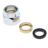 Maxbell 12/13/14mm Flare Nut Brass Pipe Fitting NPT Copper Air Water Line Fuel Gas A