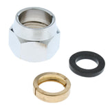 Maxbell 12/13/14mm Flare Nut Brass Pipe Fitting NPT Copper Air Water Line Fuel Gas A