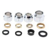 Maxbell 12/13/14mm Flare Nut Brass Pipe Fitting NPT Copper Air Water Line Fuel Gas A