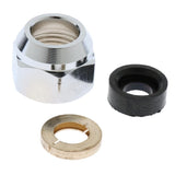 Maxbell 12/13/14mm Flare Nut Brass Pipe Fitting NPT Copper Air Water Line Fuel Gas D