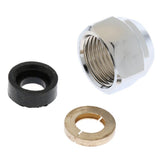 Maxbell 12/13/14mm Flare Nut Brass Pipe Fitting NPT Copper Air Water Line Fuel Gas D
