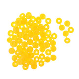 Maxbell 50pcs Furniture Decorative Cover Plastic Hinged Fold Snap Screw Caps Yellow