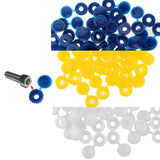 Maxbell Plastic Hinge hole Cover Caps for Home Furniture Decoration Blue