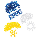 Maxbell Plastic Hinge hole Cover Caps for Home Furniture Decoration Blue