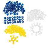 Maxbell Plastic Hinge hole Cover Caps for Home Furniture Decoration Blue