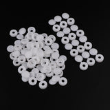 Maxbell Plastic Hinge hole Cover Caps for Home Furniture Decoration White