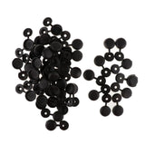 Maxbell Screw Cover Cap Hole Plug Furniture Hinge Hole Cap  50PCS Black
