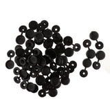 Maxbell Screw Cover Cap Hole Plug Furniture Hinge Hole Cap  50PCS Black