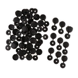 Maxbell Screw Cover Cap Hole Plug Furniture Hinge Hole Cap  50PCS Black